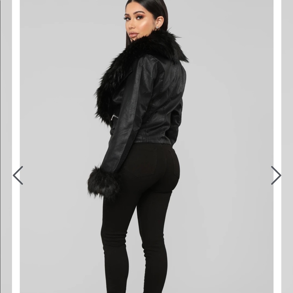 Faux Leather Jacket